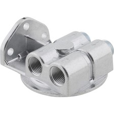 Aluminum Single Remote Oil Filter Bracket Fits Chevy Filter 12 Npt
