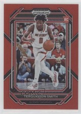 2023-24 Panini Prizm Draft Picks Red Prizm 22/299 Terquavion Smith #10 pe8