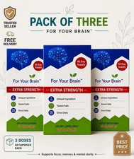 Pack Of 3 Memory Support For Your Brain 20mg ...