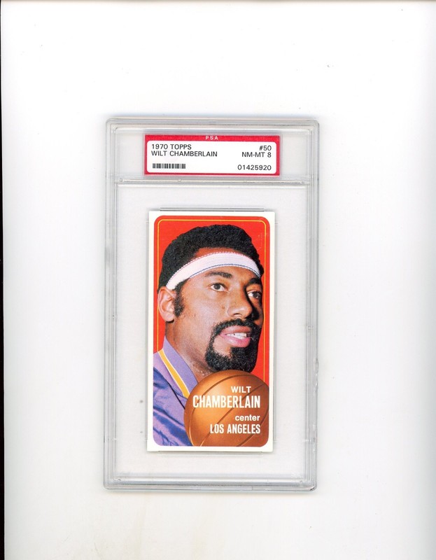 1970 Topps PSA 8 #50 Wilt Chamberlain BEAUTIFULLY CENTERED BLAZER!!