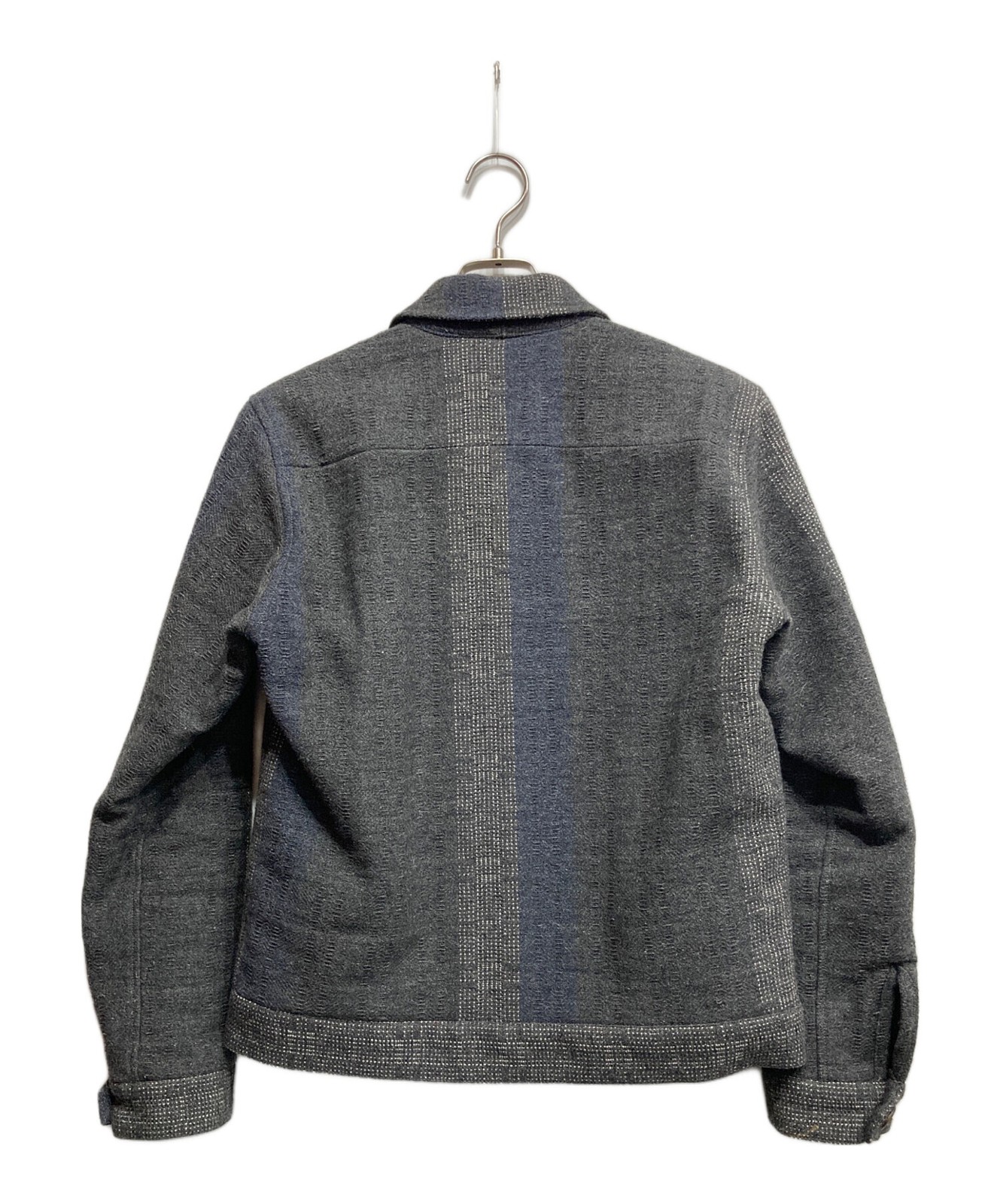 CALEE Wool Dobby work jacket Size: M Gray Men - image 2