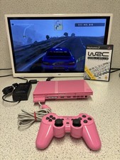 Sony PlayStation 2 Slim Pink PS2 Console & 1 Controller - NEW LASER - Fast P&P