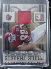 Donruss Elite 2009 Prime Targets Tony Gonzalez #15 Chiefs Jerseys 19 /299 MEM