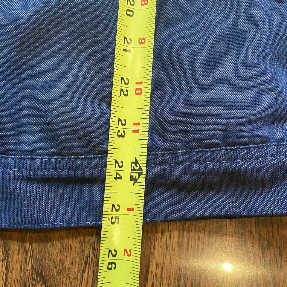 Chaqueta de mezclilla Osh Kosh años 60 forrada con cuello de pana cremallera completa 48 R Foto 4 de 4