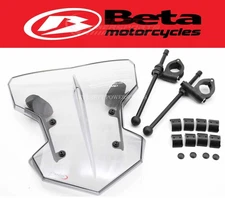 Flanker Windscreen Windshield Beta Alp X and Alp 4.0 25-26 W/ Hardware #A366