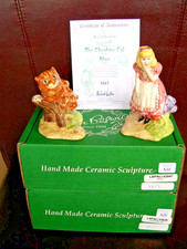 Beswick Alice In Wonderland and Cheshire Cat Gift Set Ltd Edition Figurines New