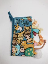 Jellycat Pet Tails Soft Cloth Sensory Activity Baby Book Anne Wilkinson
