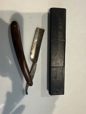 Vintage Fred Dolle New Era Straight Razor W/Original Box Made In Germany