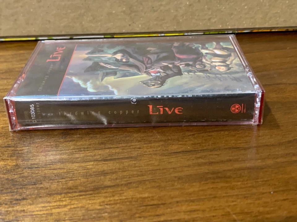 LIVE Throwing Copper 1994 SEALED U.S. CASSETTE IN RED UNI CASE SEALED 1994 - Image 3 of 4