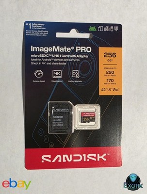 SanDisk ImageMate PRO microSDXC Memory Card - 256GB