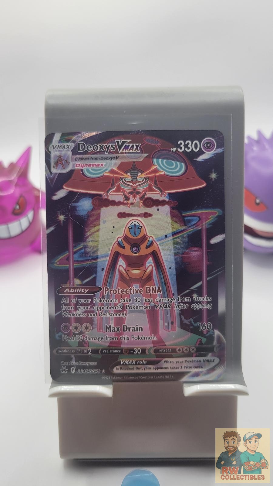 Deoxys VMAX GG45/GG70 Holo VMAX Rare Crown Zenith Galarian Gallery Pokemon LP