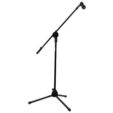 Professional Microphone Stand Boom Arm Adjustable Tripod Floor 85187cm Metal