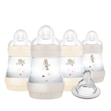 MAM 5oz Anti-Colic Baby Bottles Slow Flow BPA-Free 0-3 Months 2 Pack