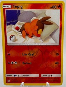 Tepig 31/236 Common Cosmic Eclipse Reverse Holo