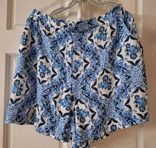 Jantzen Women's Swim shorts Sz L Cover-Up Swim Over-Short Blue NWT