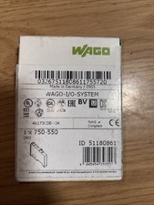 New In Box WAGO 750-550 2-Channel Analog Output PLC Module 750550