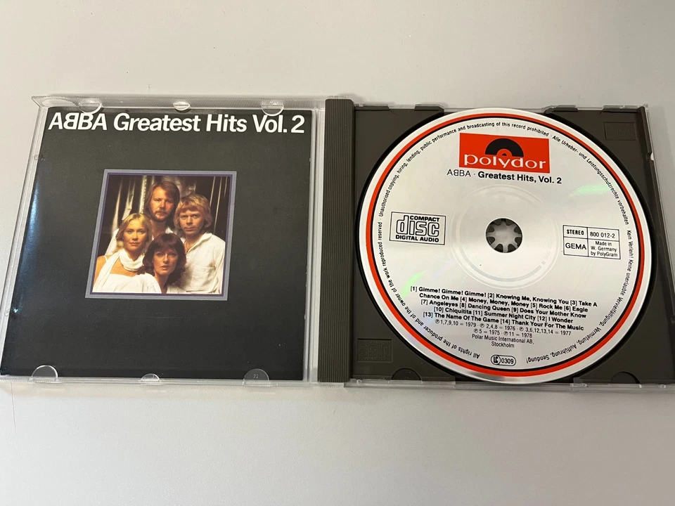 ABBA – Greatest Hits Vol. 2 - early PDO press CD © 1979/8? (EAN: 042280001223) - Bild 2 von 3