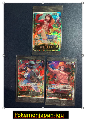 #ad Sabo Ace Luffy ST13 001 002 003 Seven Eleven PROMO 3 Set ONE PIECE card Sealed $10.59