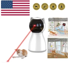 Laser Cat Toys for Indoor Cats,The 4th Generation Real Random Trajectory Moti...