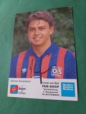 Bayer 05 Uerdingen , Werner Kempkens , Autogrammkarte, Fussball