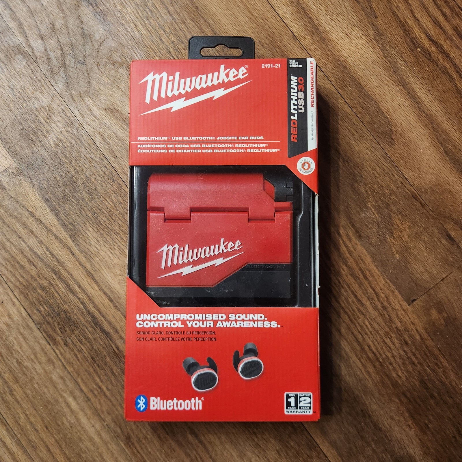 Milwaukee 2191-21 REDLITHIUM USB Bluetooth Jobsite Ear Buds