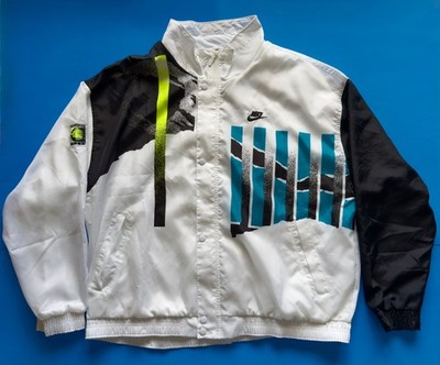 90s Nike Challenge Court ジャケット VTG 90s Nike Challenge Court Tennis Jacket Andre Agassi Off White