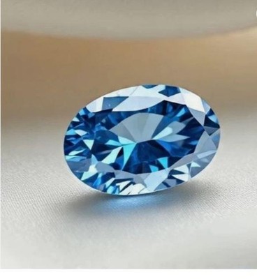 CERTIFIED 3.00 Ct Natural blue Diamond oval LOOSE VVS1/ 11 mm