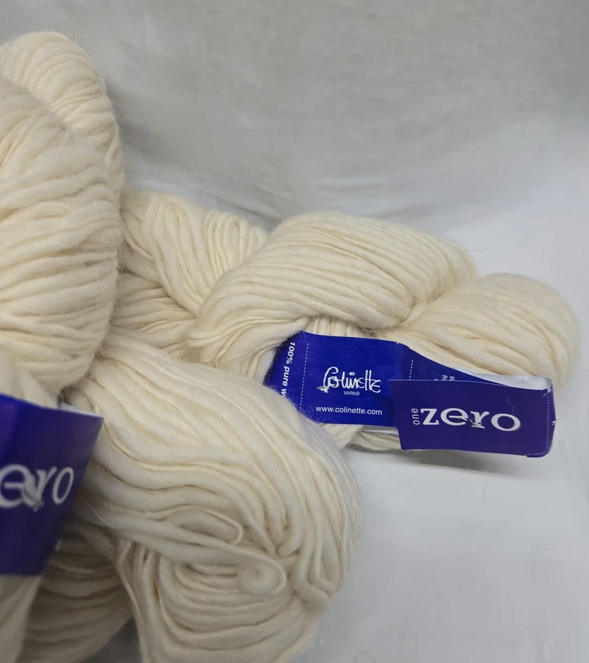 RARE LOT of 3 Skeins | Discontinued Colinette One Zero Yarn 100% Pure Wool Bulky - Image 4 of 4
