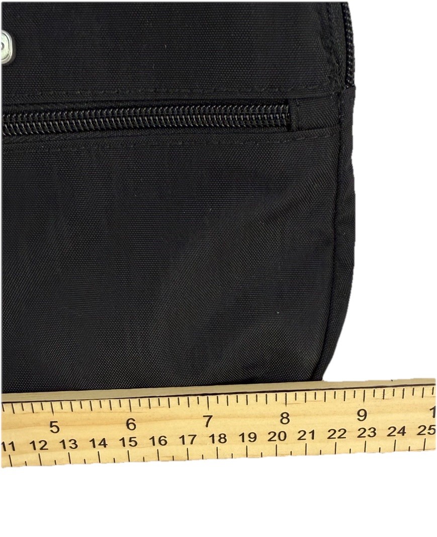 Baggallini Double Zip Black Medium Crossbody Bag … - image 6