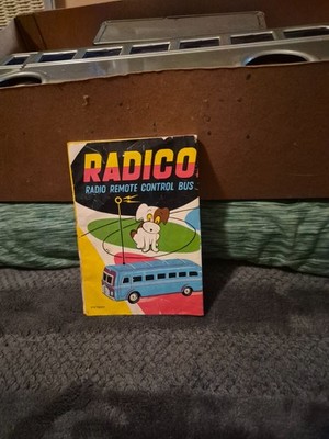 Radicon remote controlled bus made by trademark modern toys it is still in...