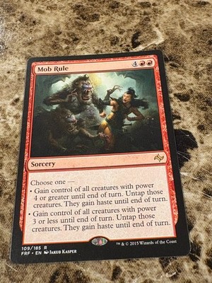 MOB RULE Magic MTG Fate Reforged
