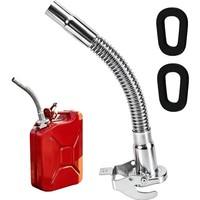 Benzinkanister AusgießEr Edelstahl 5/10/20L Gummidichtungen Flexibler