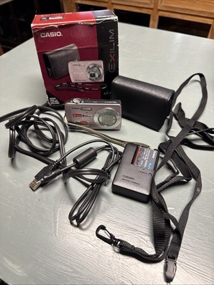 Casio Exilim EX-Z33 Compact Digital Camera 10.1Mp Pink With Box Tested, Words