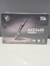 MSI AXE5400 WiFi 6Tri-Band USB Adapter - WLAN up to 5400 Mbps 6Ghz, 5GHz, 2.4GH