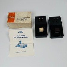 Photax Multi-Purpose Foot Operated Switch Darkroom Switch x2 Vintage