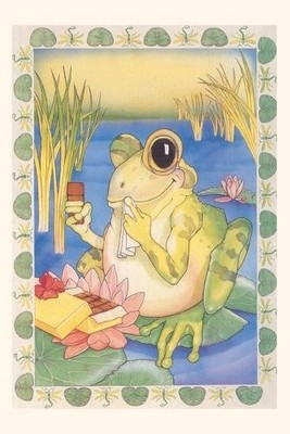 Found Image Press Vintage Journal Frog with Chocolates (Taschenbuch)