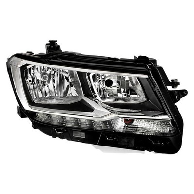 Halogen Headlight For 2018-2021 Volkswagen Tiguan w/LED DRL Passenger Side