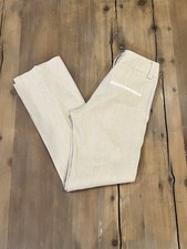 Alice + Olivia Pants Women’s Khaki Linen Blend Bootcut Flare Business Sz 2