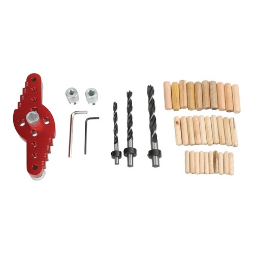 Woodworking Drill Positioner with Multiple Drill Guides for Accurate Drilling - Afbeelding 8 van 31