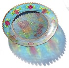 Beautiful 9 Inch Chinese Plique-A-Jour Floral Decor Shallow Bowl, Stained Glass? — photo 10