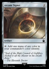 Arcane Signet 0239 Non Foil Common Doctor Who Commander MTG Near Mint