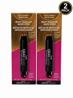 (2 Pack) Everpro Gray Away Root Touch Up Quick Stick- Light Brwn- Med Blonde M44