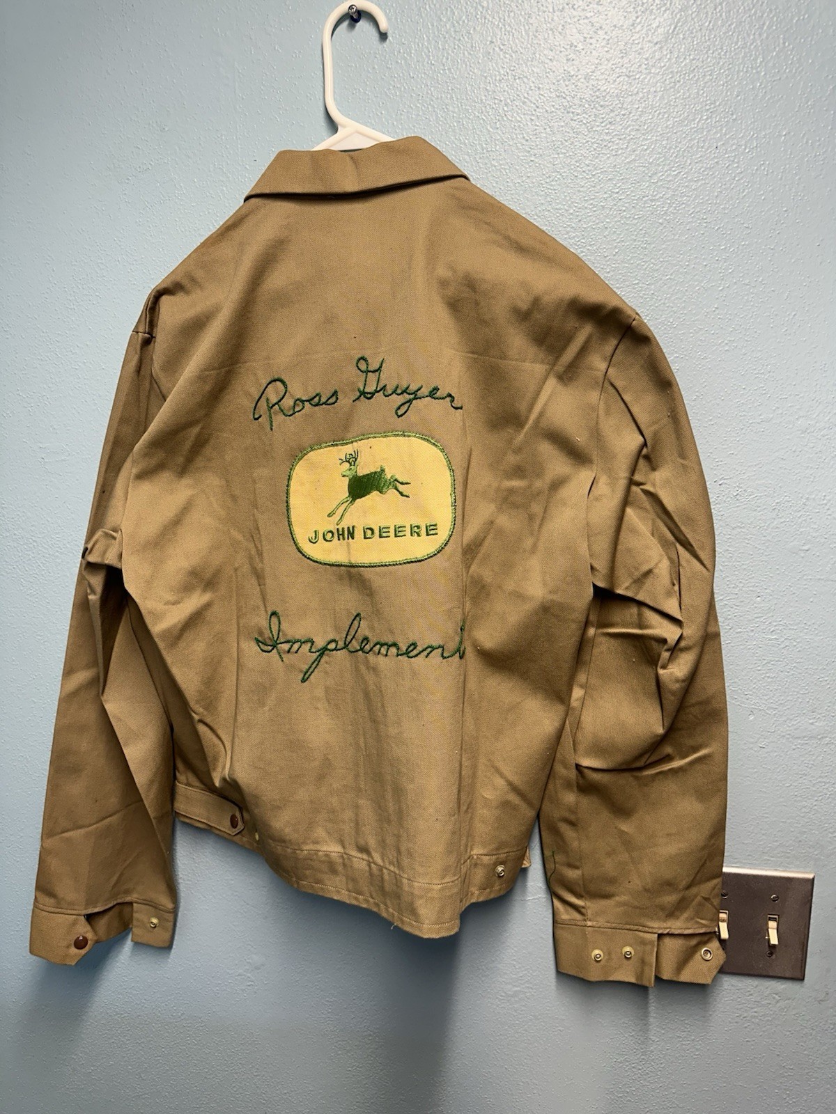 Vintage John Deere Implement Work Jacket Coat 195… - image 11