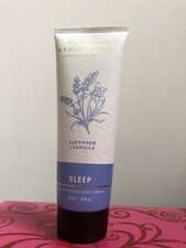 Bath  Body Works Aromatherapy LAVENDER VANILLA Body Cream SLEEP 8 oz RARE