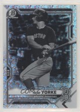 2021 Bowman Chrome Prospects Black & White Mini-Diamond Refractor Nick Yorke 0b3