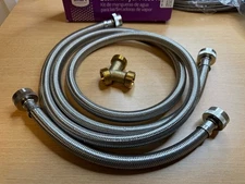 Smart Choice 6 ft. Stainless Steel Steam Dryer Hose Kit (5304495002)