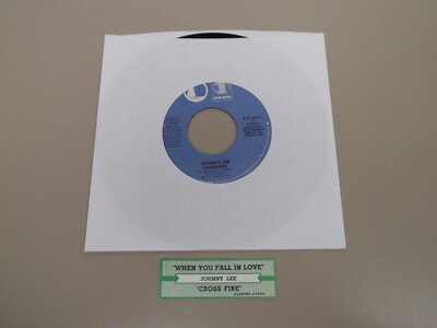 Johnny Lee - When You Fall In Love / Crossfire - Asylum Full Moon E-47444 - EX