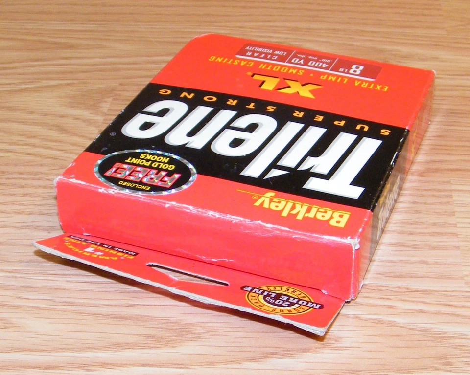 Línea de pesca transparente Berkley Trilene XL de fundición suave genuina 8 lb 400 YD **LEER**  Foto 4 de 4