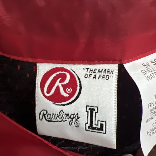 Vintage St Louis Cardinals MLB Baseball Rawlings Batting Practice S/S Jacket L - Picture 3 of 5
