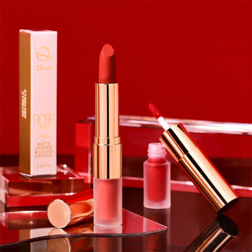 5PCS Langanhaltende Lip Gloss Samt Glasiert Matt Beauty Liquid Lippenstift Gla > - Bild 6 von 26